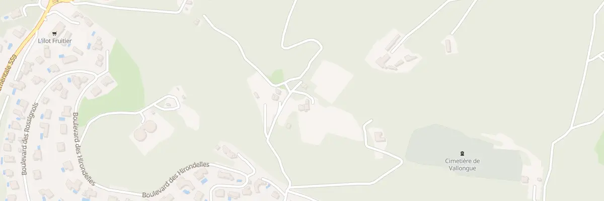 Plan du 1030 Bd de Vallongue à Bandol