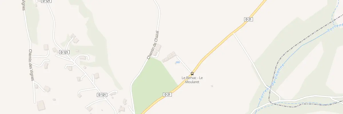Plan du 5086 Moularet au Bersac