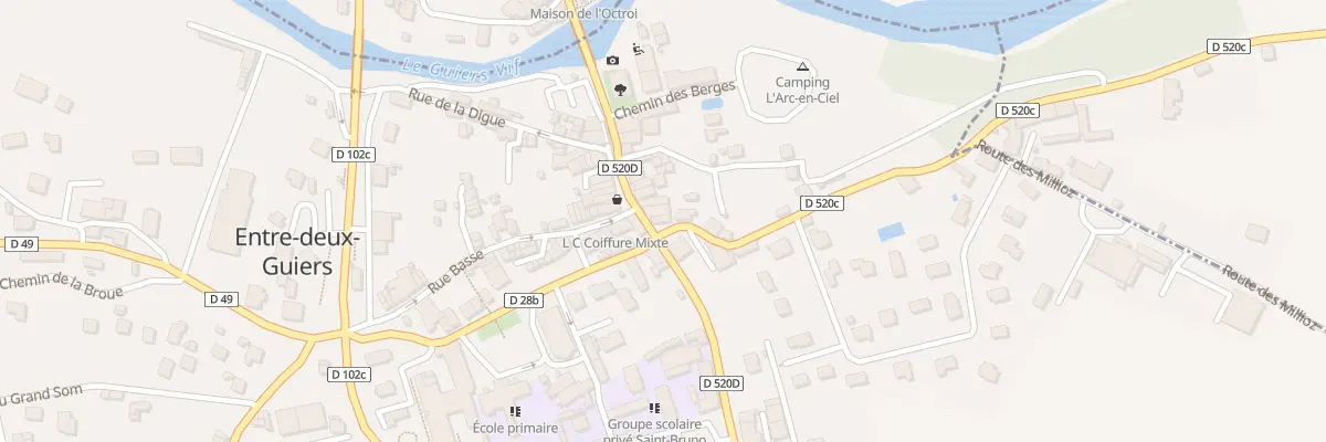 Plan du 7 Rte de St Christophe à Entre-deux-Guiers
