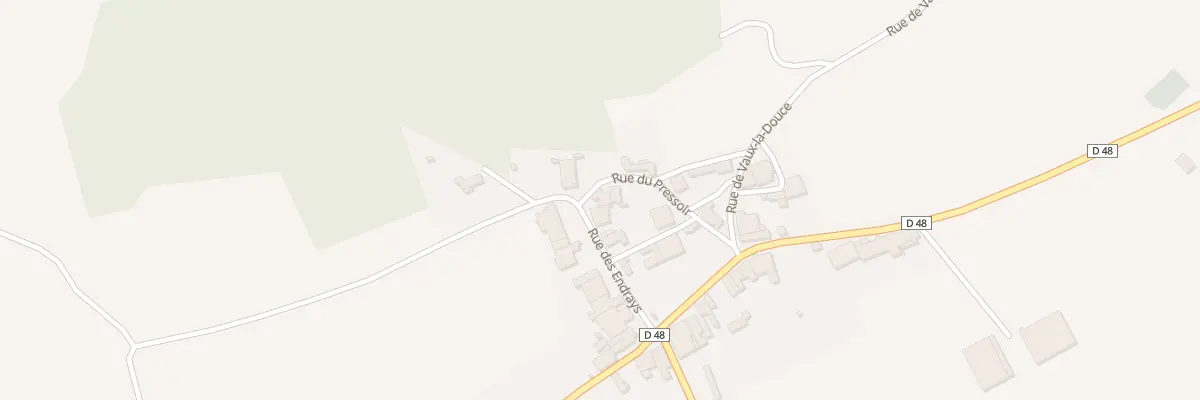 Plan du 2A Rue du Cornot à Betoncourt-sur-Mance