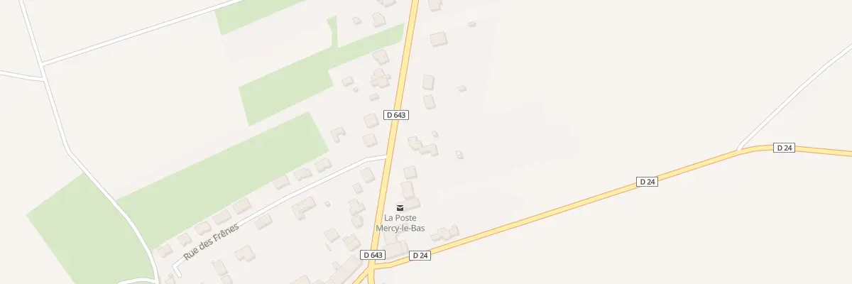 Plan du 79 Rte Nationale à Mercy-le-Bas
