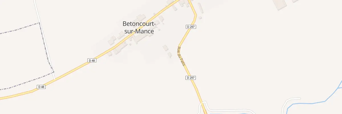 Plan du 2 Rue du Patis à Betoncourt-sur-Mance