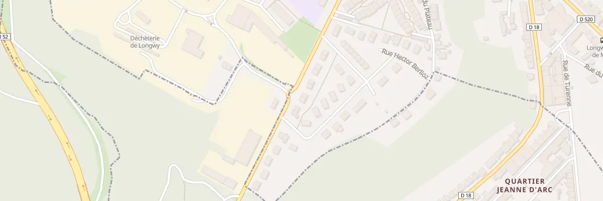 Plan du 75 Rue de Boismont à Longwy