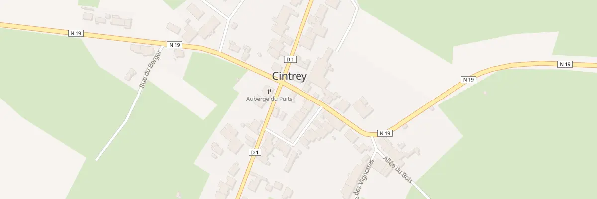 Plan du 8 Rue du Professeur A. Desgrey à Cintrey