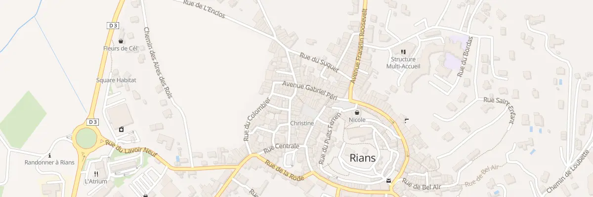 Plan du 6 Rue de la Terrasse à Rians