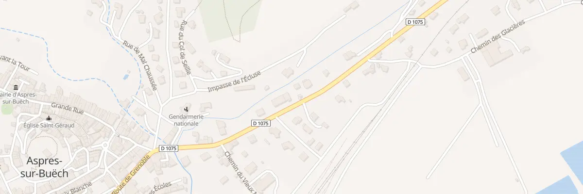Plan du 469 Rte de Grenoble à Aspres-sur-Buëch