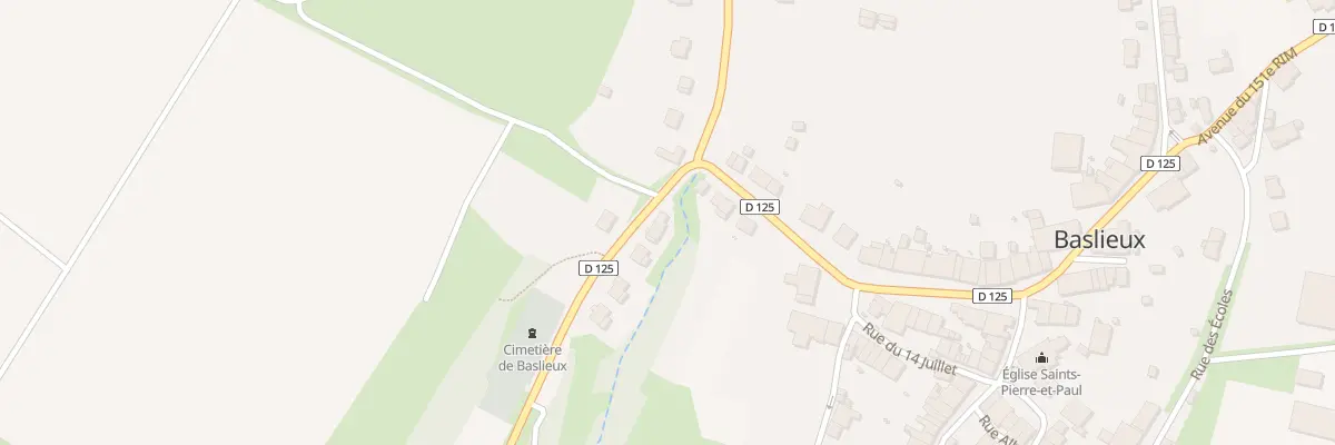 Plan du 7 Rte de Pierrepont à Baslieux