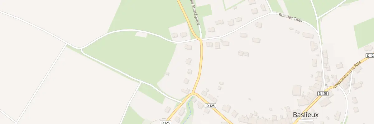Plan du 6 Rte de Latiremont à Baslieux