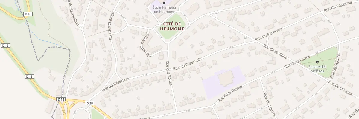 Plan du 30 Rue du Réservoir à Réhon