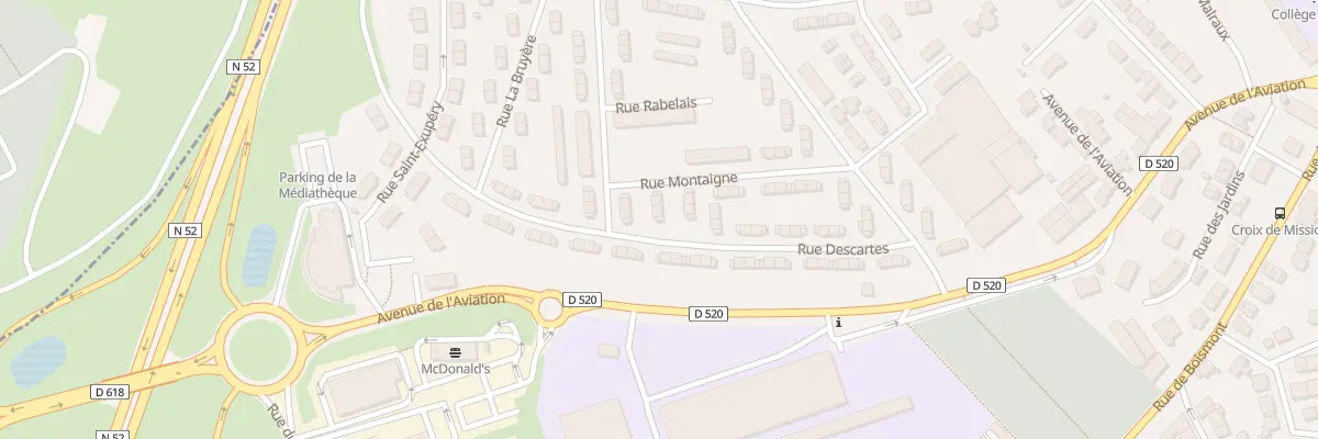 Plan du 20 Rue Descartes à Longwy