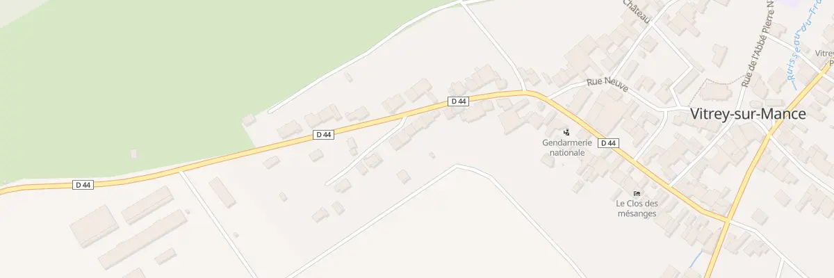 Plan du 4 Rue de Borey à Vitrey-sur-Mance
