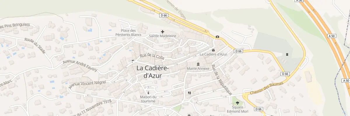 Plan du 16 Rue de l’Horloge à La Cadière-d’Azur