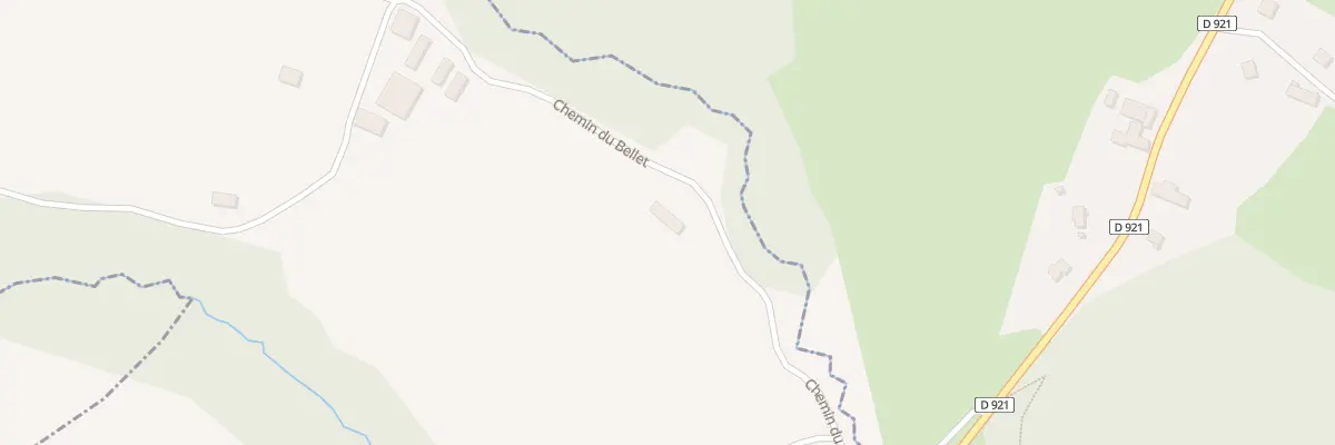 Plan du 329 Chem du Bellet à Saint-Pierre-de-Genebroz