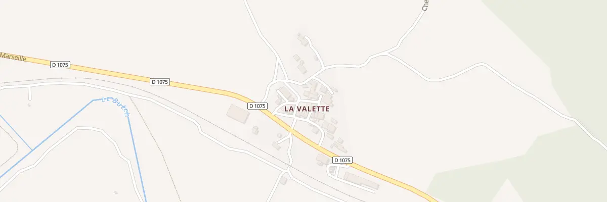 Plan du 92 Che des Faysses à La Faurie