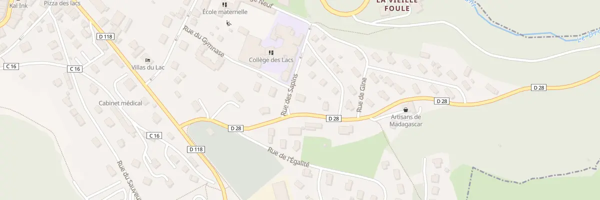 Plan du 9 Rue des Sapins à Clairvaux-les-Lacs