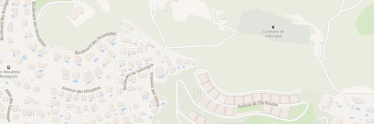 Plan du 880 Bd de Vallongue à Bandol