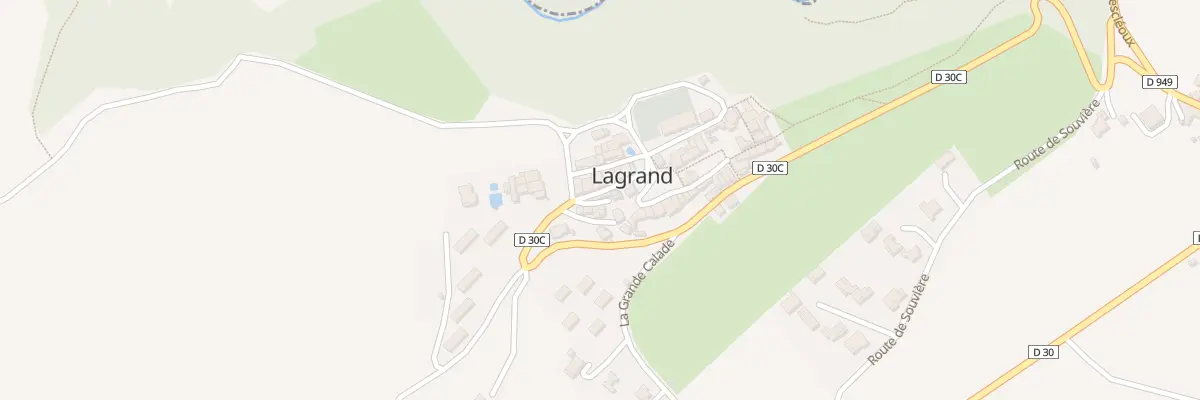 Plan du 5043 Le Village de Lagrand à Garde-Colombe