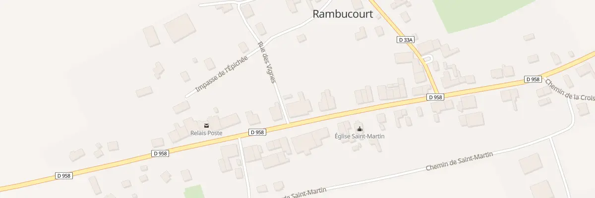 Plan du 52 Rue du General J J Fonde à Rambucourt