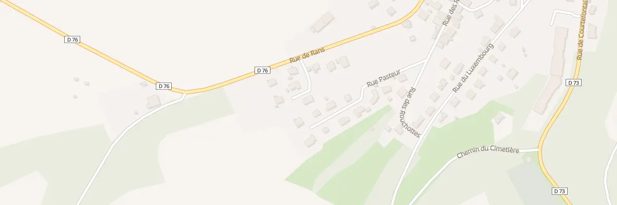 Plan du 37 Rue de Rans à Fraisans