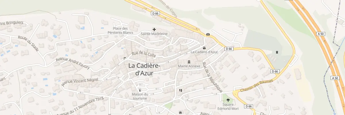 Plan du 4 Av Marx Dormoy à La Cadière-d’Azur