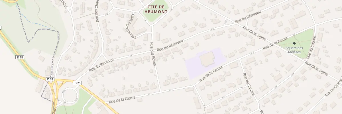 Plan du 27 Rue du Réservoir à Réhon