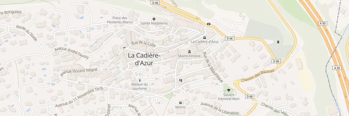 Plan du 3 Rue Aristide Briand à La Cadière-d’Azur