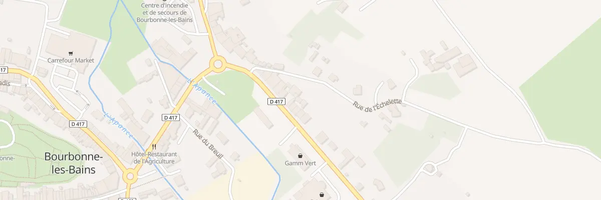 Plan du 47 Av de la Gare à Bourbonne-les-Bains