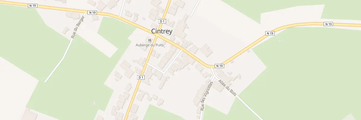 Plan du 5023 Le Village à Cintrey