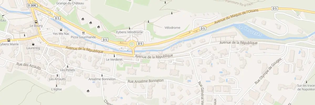 Plan du 29 Av de la République à Eybens