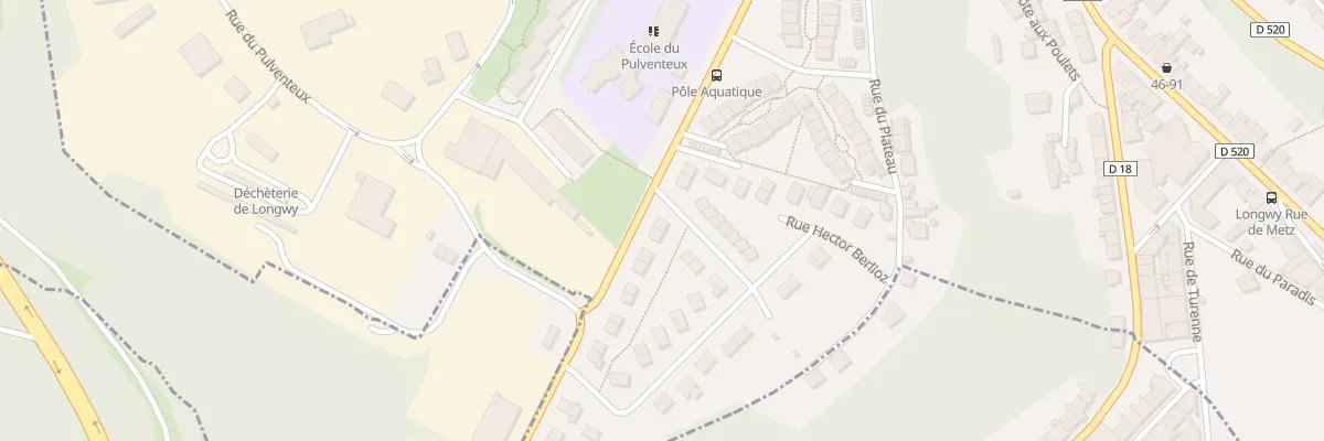Plan du 61 Rue de Boismont à Longwy