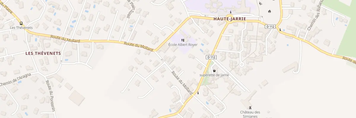 Plan du 104 Rte du Mollard à Jarrie