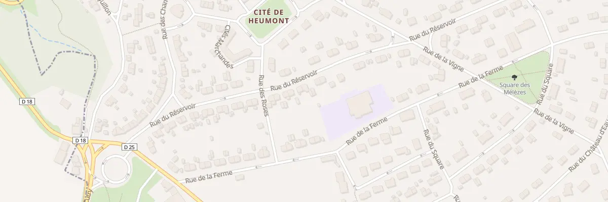 Plan du 28 Rue du Réservoir à Réhon