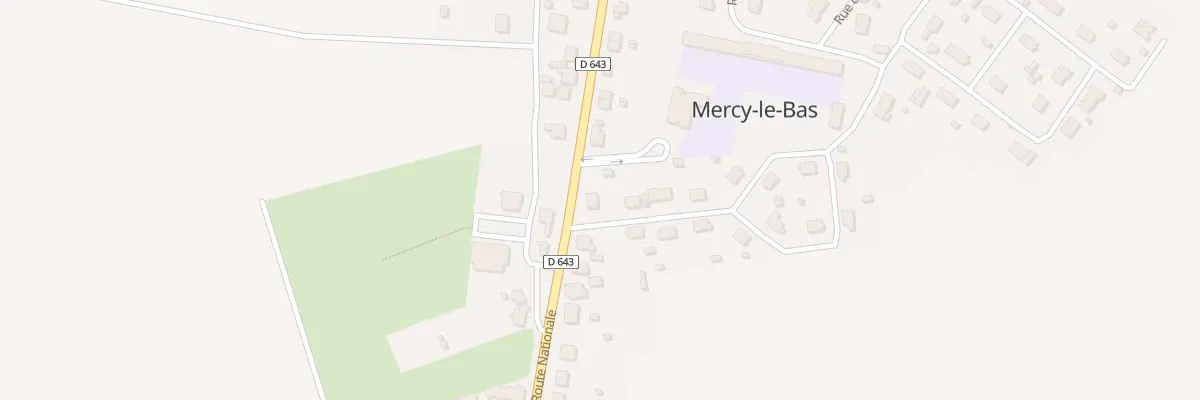 Plan du 1 Sq du Belvédère à Mercy-le-Bas