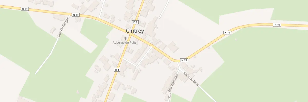 Plan du 1 Rue du Tilleul à Cintrey