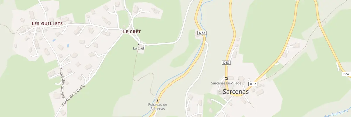 Plan du 5036 La Croisette à Sarcenas