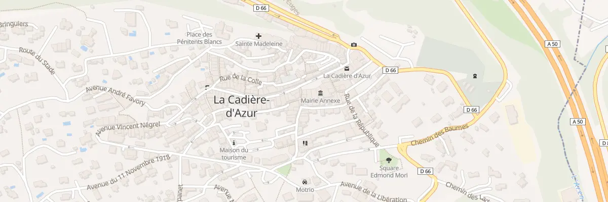 Plan du 4 Rue Aristide Briand à La Cadière-d’Azur