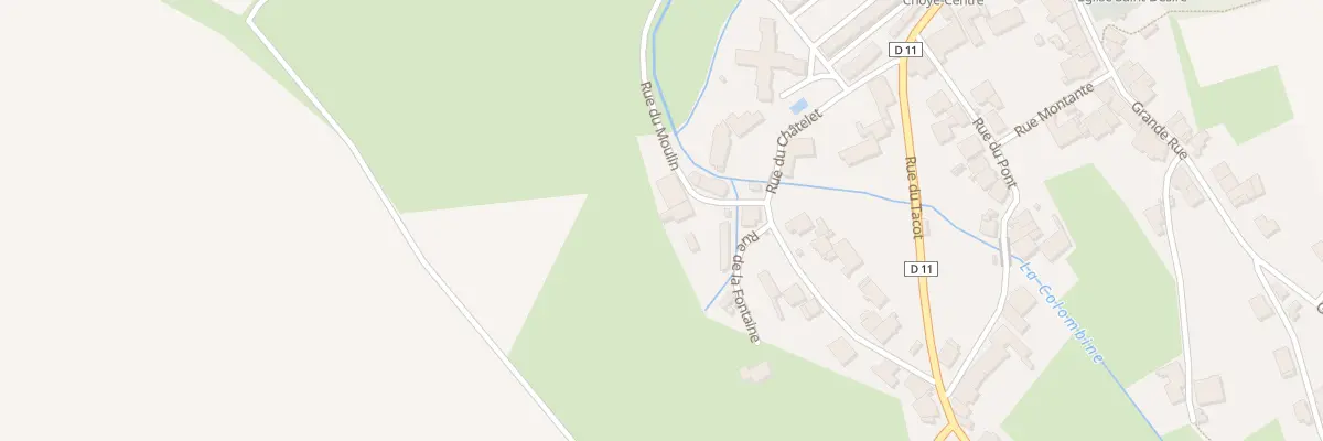 Plan du 6 Rue du Moulin à Colombine