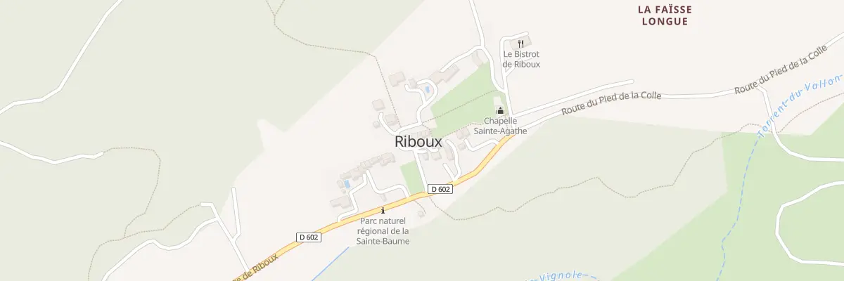Plan du 9500 Le Village à Riboux