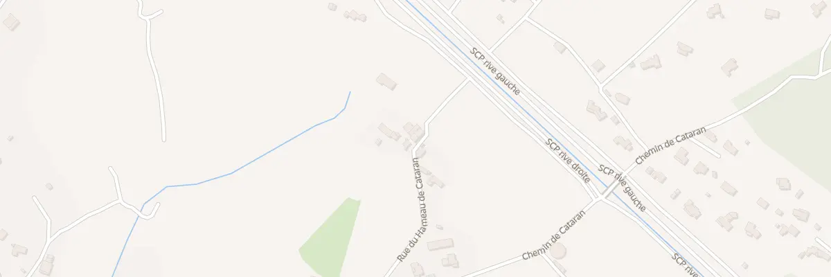 Plan du 5004 Rue du Hameau de Cataran à Pourrières