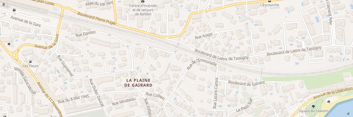 Plan du 166 Rue Charles Gounod à Bandol