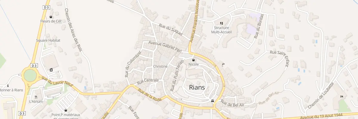 Plan du 4 Pl du Posteuil à Rians