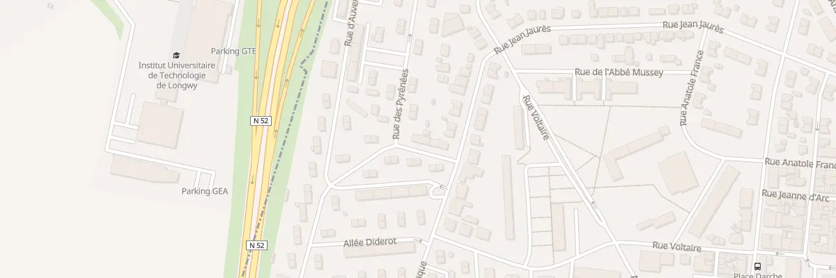 Plan du 4 Rue Maurice Barrés à Longwy