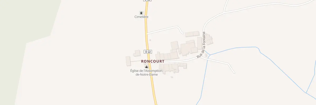 Plan du 1 Rue de la Fontaine à Hagnéville-et-Roncourt