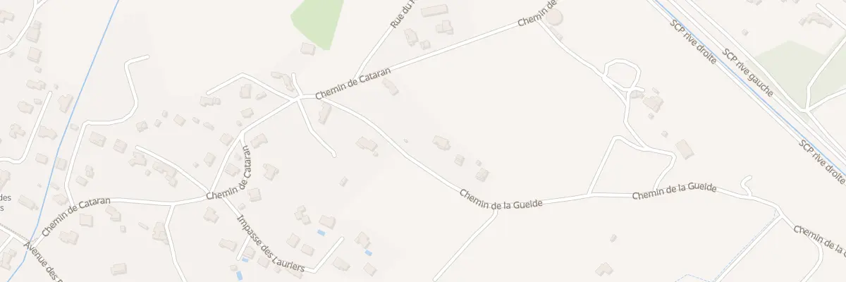 Plan du 101 Che de Gueide à Pourrières