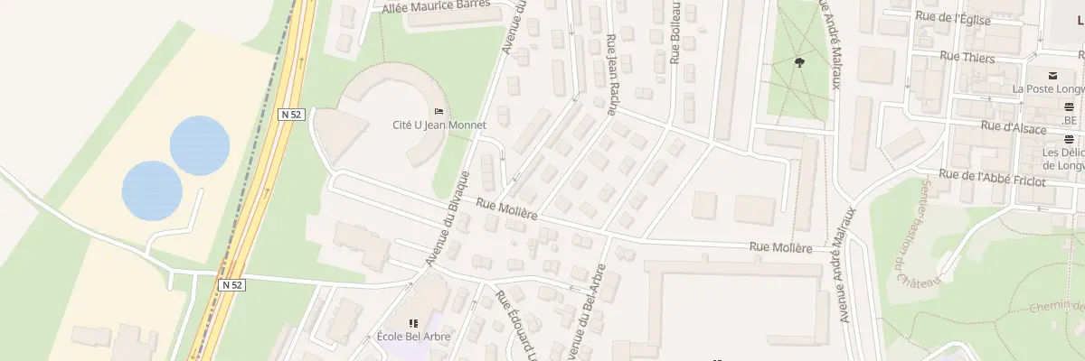 Plan du 28 Rue Jean Racine à Longwy