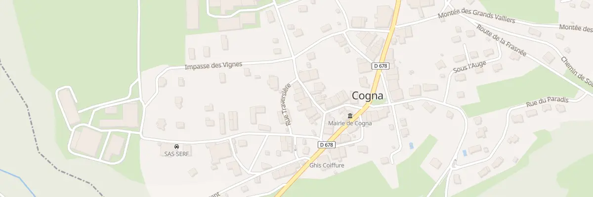 Plan du 8 Rue du Four à Cogna