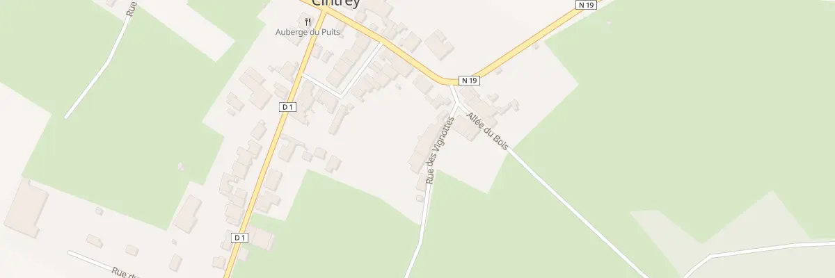 Plan du 5018 Le Village à Cintrey