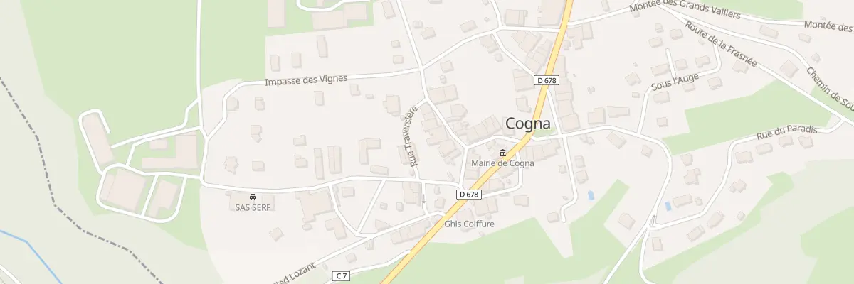 Plan du 6 Rue du Four à Cogna