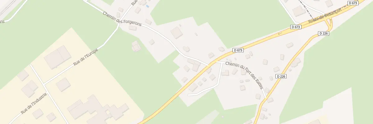 Plan du 2 Che des Forgerons à Dampierre