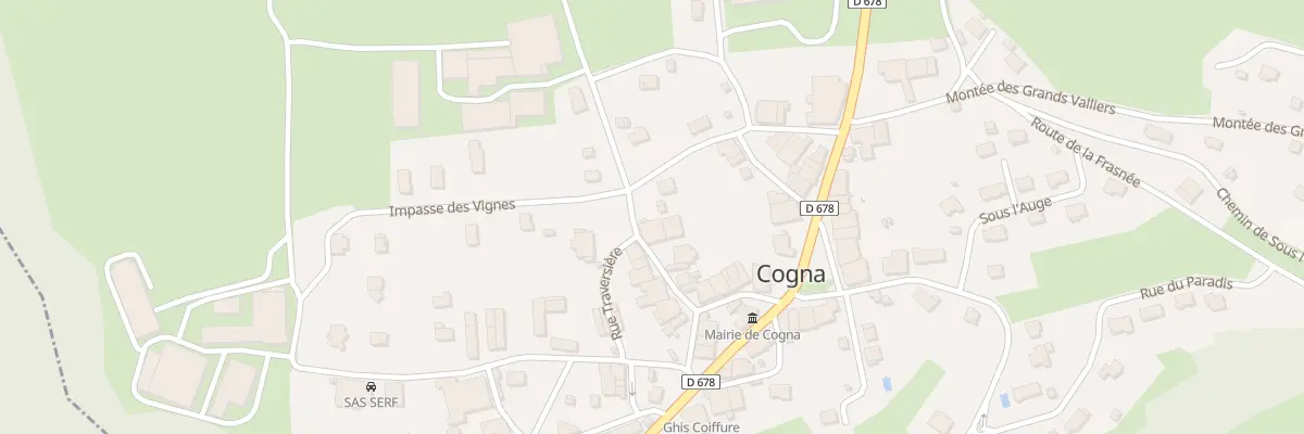 Plan du 5 Rue du Four à Cogna
